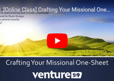 Crafting Your Missional One-Sheet for Messaging & Fundraising