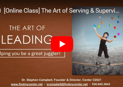 Leadership: The Art of Leading, Serving and Supervising